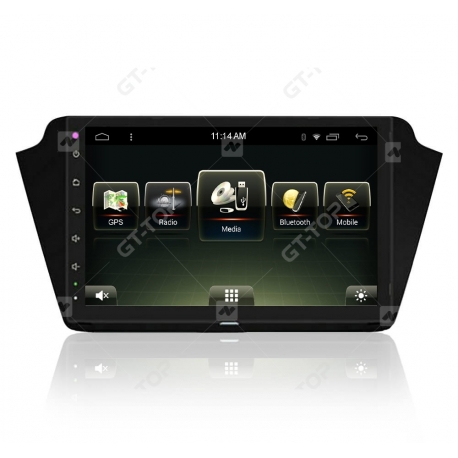 Car stereo GPS Nav Sat Android 11.0  Skoda Fabia 2015