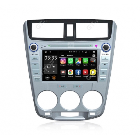 Car stereo GPS Nav Sat Android 10.0  Honda City 1.5L (2008-2017)