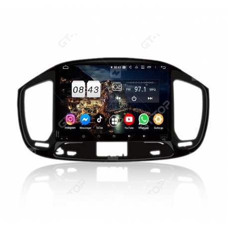 Car stereo Android 10.0 Fiat Uni (2014-2017) 