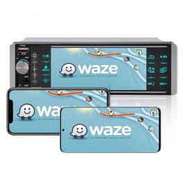 Car stereo MirrorLink GPS Nav Sat Waze touchscreen