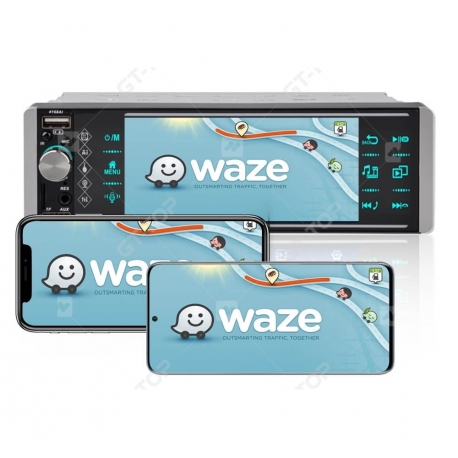 Car stereo MirrorLink GPS Nav Sat Waze touchscreen