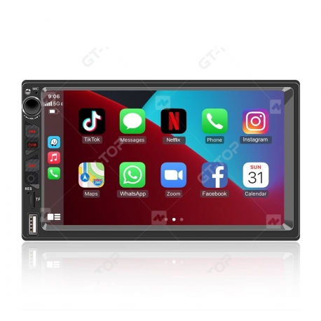 Car stereo GPS Nav Sat CarPlay Android Auto