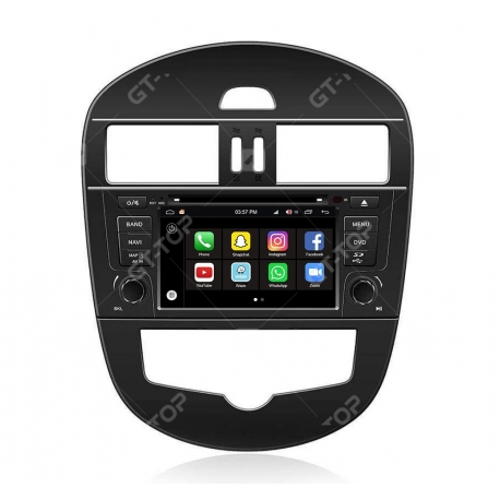 Car stereo GPS Nav Sat Android 11.0  Nissan Tiida 2012
