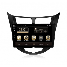 Car stereo GPS Nav Sat Android 11.0  Verna (2011-2012)