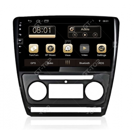 Car stereo GPS Nav Sat Android 11.0  Skoda Octavia