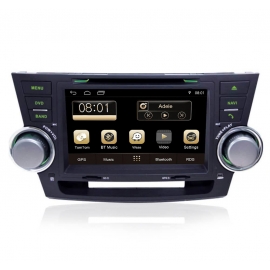 Car stereo GPS Nav Sat Android 11.0  Toyota Highlander (2008-2012)