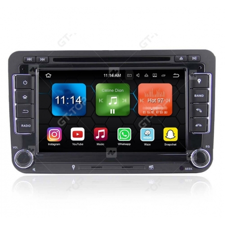 Car stereo GPS Nav Sat Android 11.0  VW EOS (2006-2011)