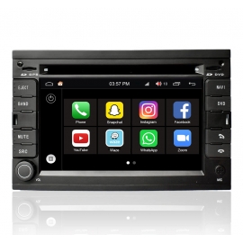 Car stereo GPS Nav Sat Android 11.0  Peugeot 307