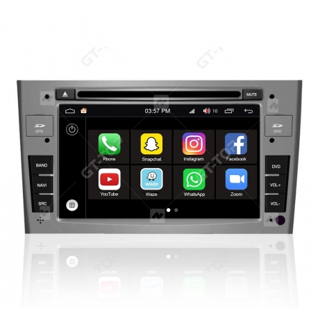 Car stereo GPS Nav Sat Android 11.0  Peugeot 408