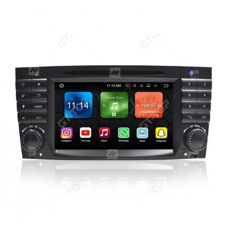 Car stereo GPS Nav Sat Android 11.0  Mercedes C Class W203 (2004-2007)