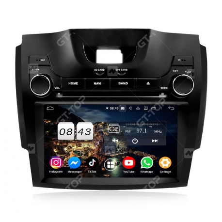 Car stereo GPS Nav Sat Android 10.0  Chevrolet Isuzu D-max (2013-2014)