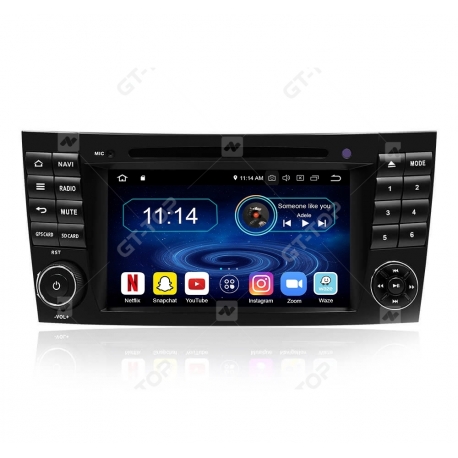 Car stereo GPS Nav Sat Android 11.0  Mercedes CLS W219 (2004-2008)