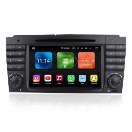 Car stereo GPS Nav Sat Android 11.0  Mercedes CLC Class W203 (2008-2010)