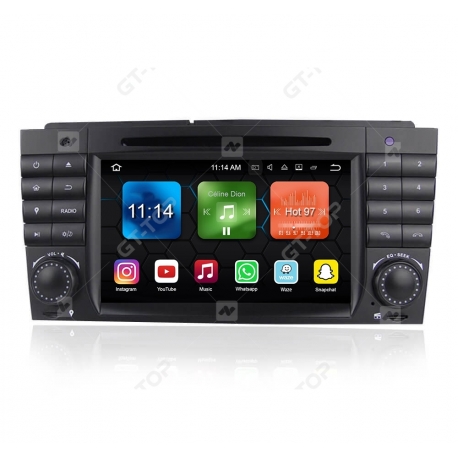 Car stereo GPS Nav Sat Android 11.0  Mercedes CLK W209 (2005-2011)