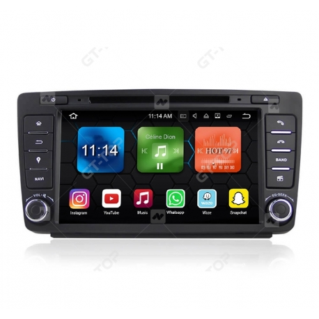Car stereo GPS Nav Sat Android 10.0  Skoda Octavia