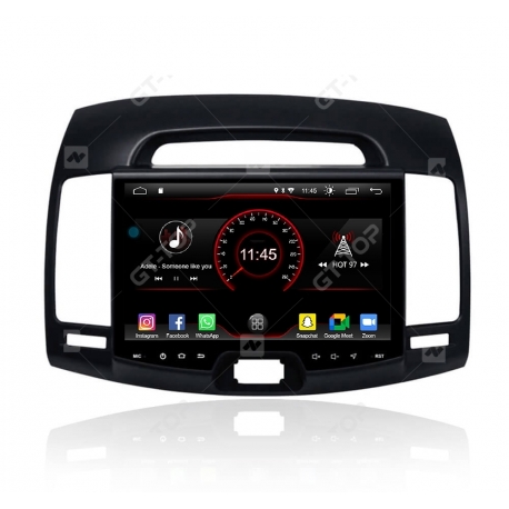 Car stereo GPS Nav Sat Android 11.0  Elantra (2008-2010)