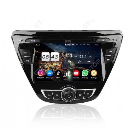 Car stereo Android 10.0  Hyundai Elantra 2014
