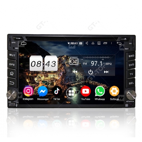 GPS Nav Sat Car stereo Android 11.0  Hyundai Santa Fe (2006-2012)