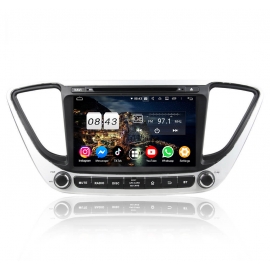 Car stereo Android 10.0  Hyundai Verna 2017