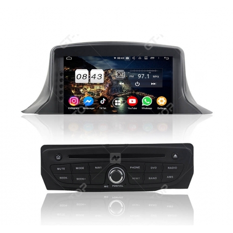 Car stereo Android 10.0  Renault Fluence