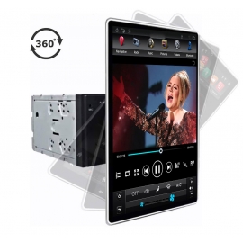 Car stereo CarPlay 2 DIN Android 9.0 GPS Nav Sat rotating screen 12.8'' 