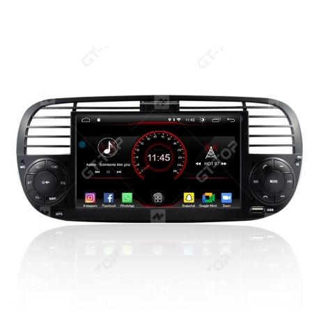 Car stereo Android 10.0  Fiat 500