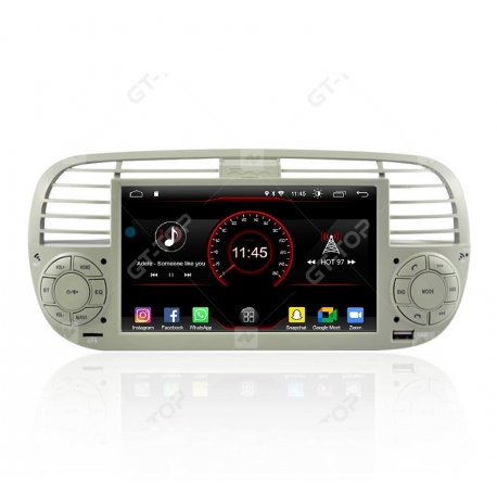 Car stereo Android 11.0  Fiat 500
