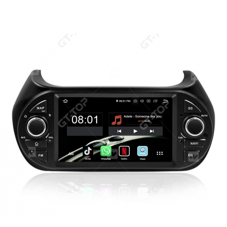 GPS Nav Sat Android 10.0  Fiat Fiorino (2008-2016)